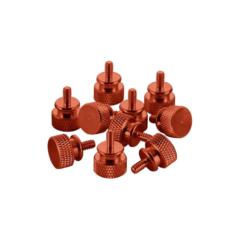 CableMod Anodized Aluminum Thumbscrews 10 Pack - Orange - أكسسوارات